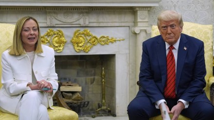 Trump Meloni meet
