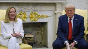 Trump Meloni meet