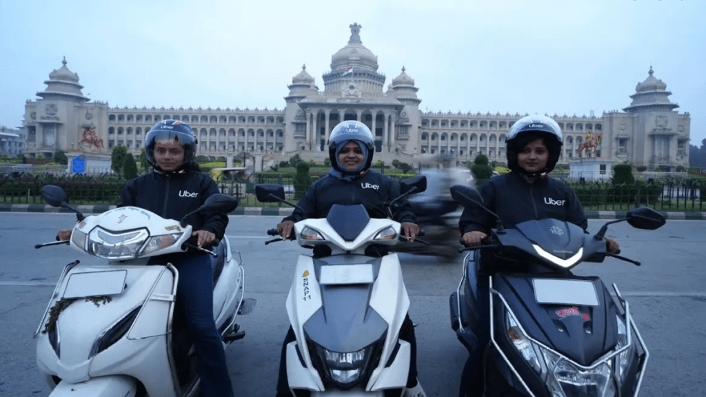 The Maharashtra government has approved the use of electric bike taxis in cities with populations over one lakh. (Image Source: x/twitter)