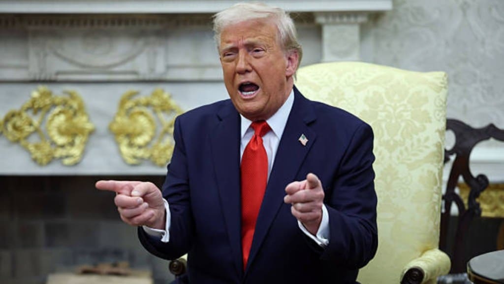 White House defends Trump's vengeance-filled Easter message.