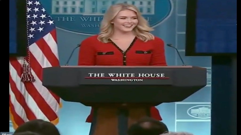 Karoline Leavitt’s alleged ‘Made in China’ dress ignites online US-China trade war dispute