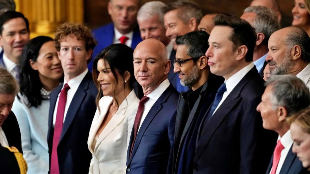 The three wealthiest people in the world have lost over $172 billion since attending the US presidential inauguration