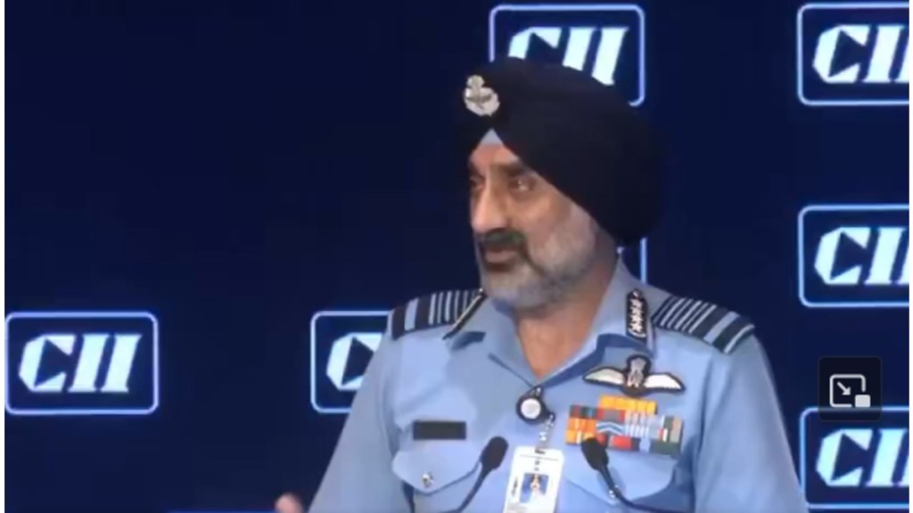 IAF Chief flags concerns over delays in defence acquisition projects .(Image Source: Screeshot of the CII event) IAF Chief flags concerns over delays in defence acquisition projects .(Image Source: Screeshot of the CII event)