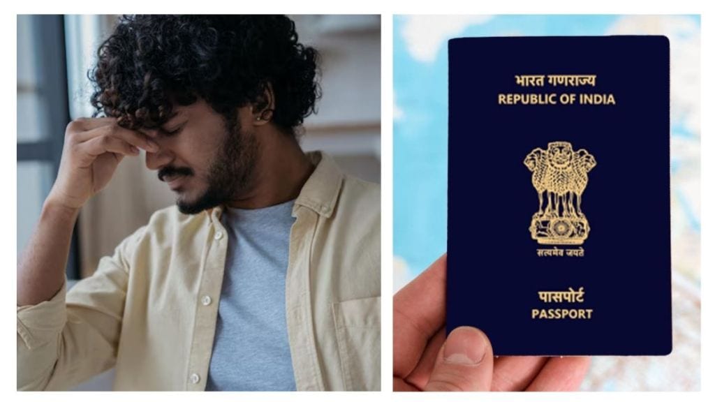 Without his passport, the man cannot travel internationally—even for personal or professional emergencies.