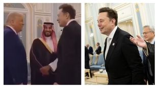The Tesla CEO was among a select group of top American business leaders attending a Saudi-U.S. investment forum
