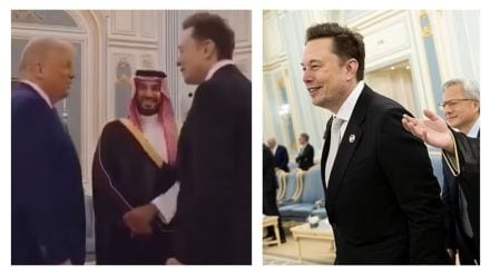 The Tesla CEO was among a select group of top American business leaders attending a Saudi-U.S. investment forum