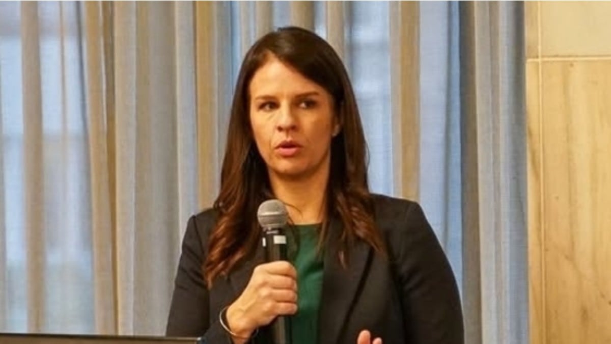 New Zealand’s Minister of Immigration Erica Stanford sparks outrage for remarks on Indians. (Image Source: Instagram/@ericastanfordecb)