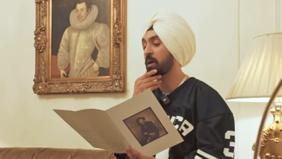 Diljit Dosanjh shows off Met Gala 2025 invite, reads it on Instagram. (Image Source: Instagram)