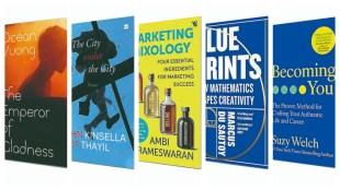 A selection of new books. (Image Source: FE)