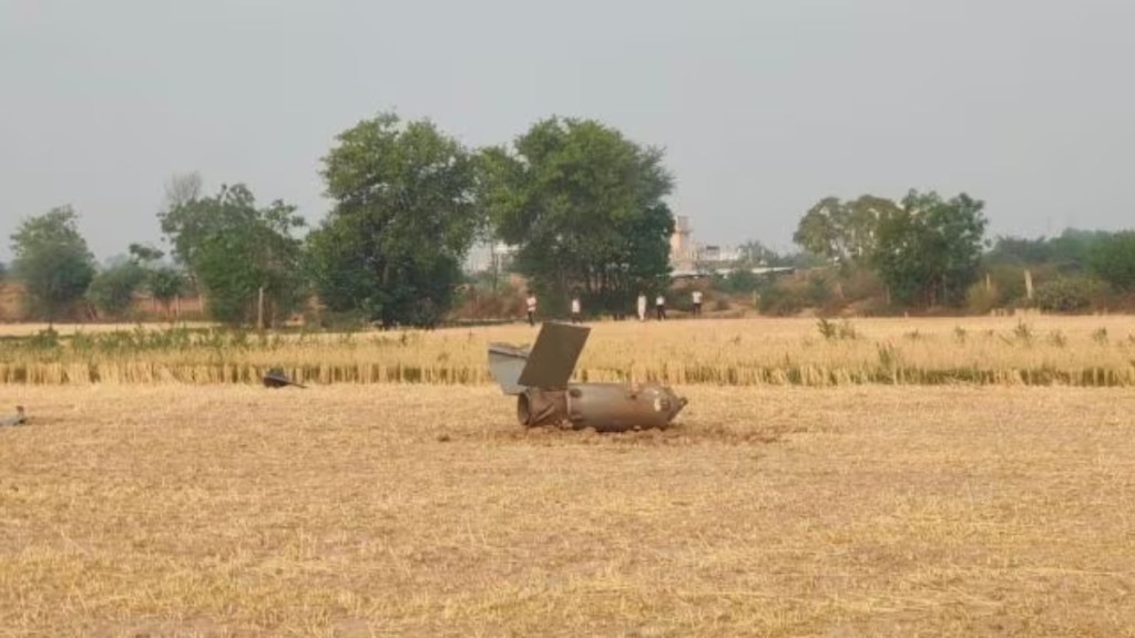 As per IE, the remains of a missile-like objects were found in Sirsa. (Image: IE by special arrangement)