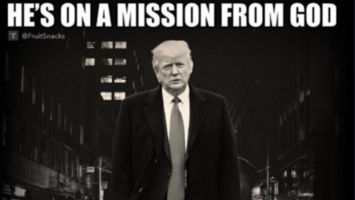 He's on a mission from God: Trump posts on Truth Social