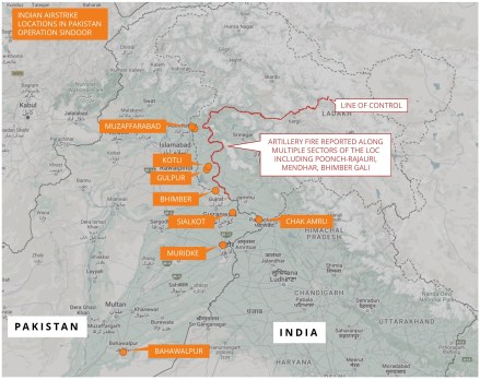 An official Indian statement said the attacks had been "focused, measured, and non-escalatory" and deliberately avoided any Pakistani military installations (Photo: Damien Symon/X)