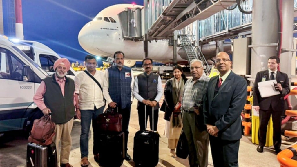 Op Sindoor delegation led by Kanimozhi faces flight delay after drone strikes on Moscow. (Image Source: X/IndEmbMoscow) Op Sindoor delegation led by Kanimozhi faces flight delay after drone strikes on Moscow. (Image Source: X/IndEmbMoscow)