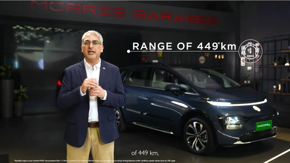 MG Windsor EV Pro range