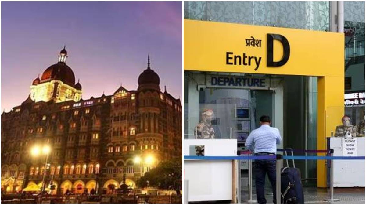 Mumbai Airport, Taj Hotel receive bomb threat Mumbai Airport, Taj Hotel receive bomb threat