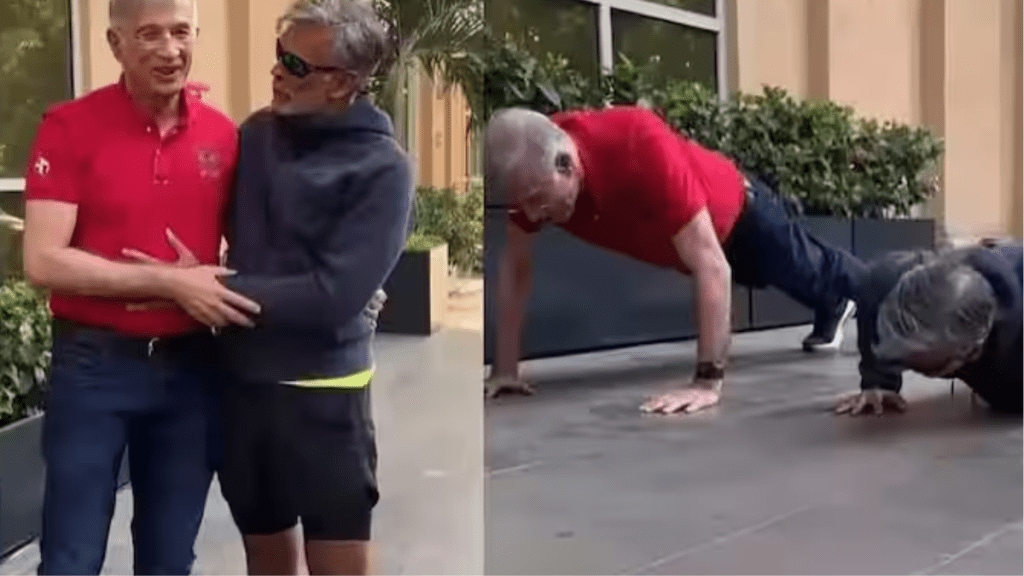 Niranjan Hiranandani, Milind Soman Niranjan Hiranandani, Milind Soman