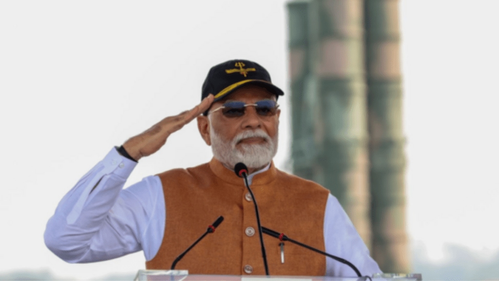 With an S-400 missile defence system forming the backdrop, Prime Minister Narendra Modi on Tuesday issued a stern warning to Pakistan from the Adampur Air Base, declaring that India would annihilate any further threats emerging from Pakistani soil.