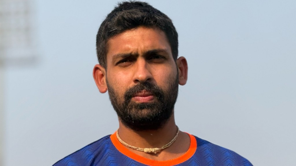 Raghu Sharma as a replacement for the injured Vignesh Puthur Raghu Sharma as a replacement for the injured Vignesh Puthur