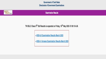 TN SSLC Result 2025, TN HSE+1 Result 2025