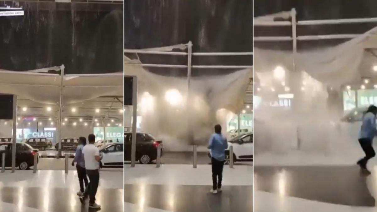 delhi airport, delhi airport roof video, dial, delhi airport t1, terminal 1 igi airport, IGI airport