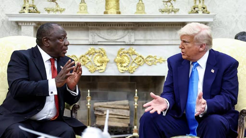 Trump confronts Ramaphosa