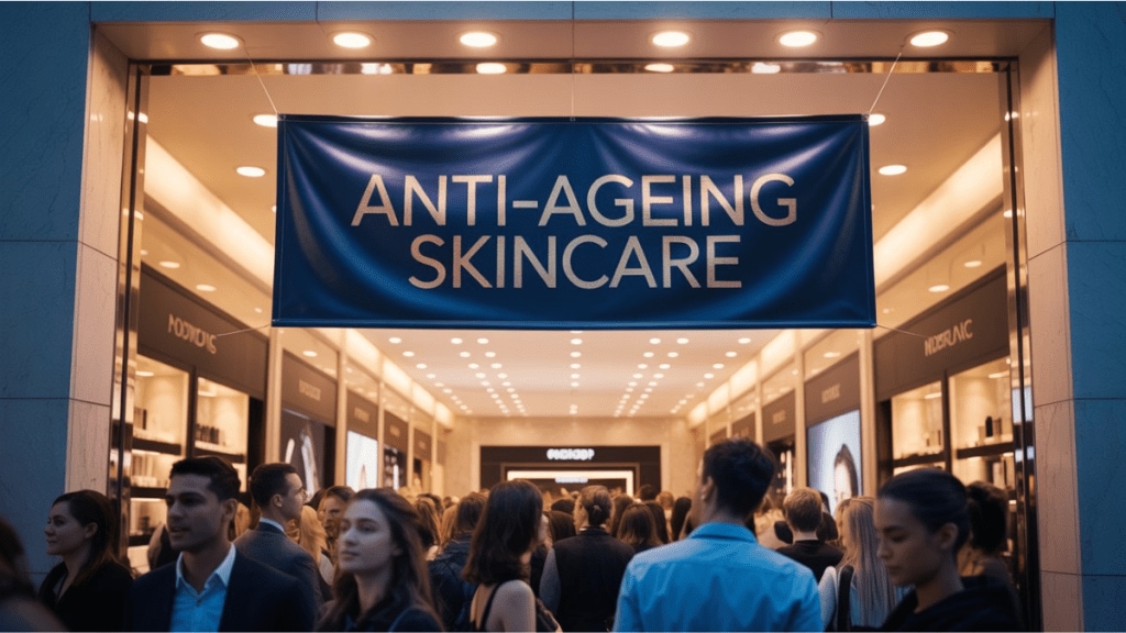 What makes anti-ageing especially attractive from a business standpoint is its combination of high engagement, strong repeat rates, and high-margin product lines. (AI generated image)