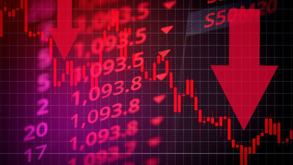 Indices fall up to 1.55% a day after record rally . (Image Source: Shutterstock)