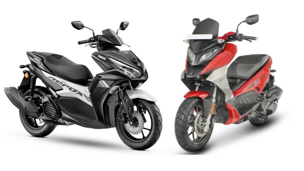 yamaha aerox 155 vs hero xoom 160