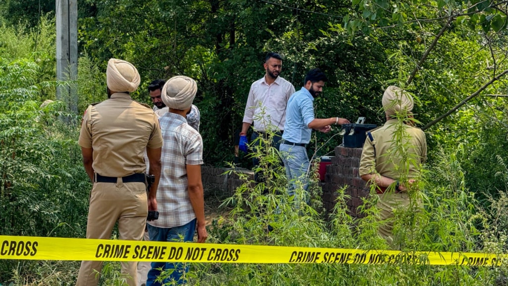 Amritsar Rural SSP Maninder Singh stated that the man who died in the explosion is a suspected terrorist, who was apparently retrieving explosive material when the blast occurred, possibly due to mishandling.