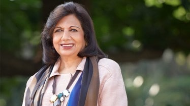 Kiran Mazumdar-Shaw discusses the impact of US drug price reduction efforts on Indian pharma. (Image Source: Twitter)