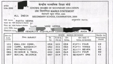 “Took me 3 years to finish 12th. Failed CA Inter. Cleared CA Final in my 5th attempt,” wrote a Bengaluru-based CA on LinkedIn, while sharing his CBSE Class 10 marksheet.