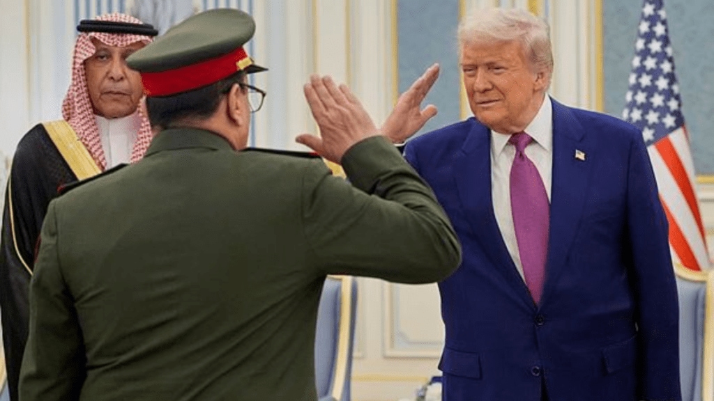 US President Donald Trump and Crown Prince Mohammed bin Salman signed a $600 billion defence deal.