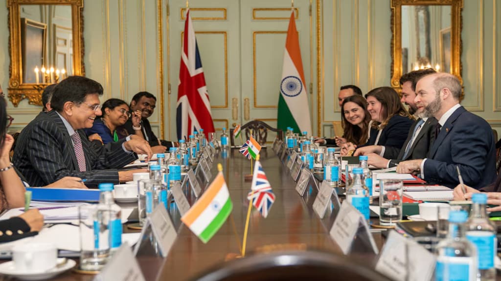 With the latest trade agreement with the UK, India has signed 16 FTAs so far with countries including Australia, the UAE, EFTA (European Free Trade Association), Mauritius, Japan, Korea, etc. (Reuters image)