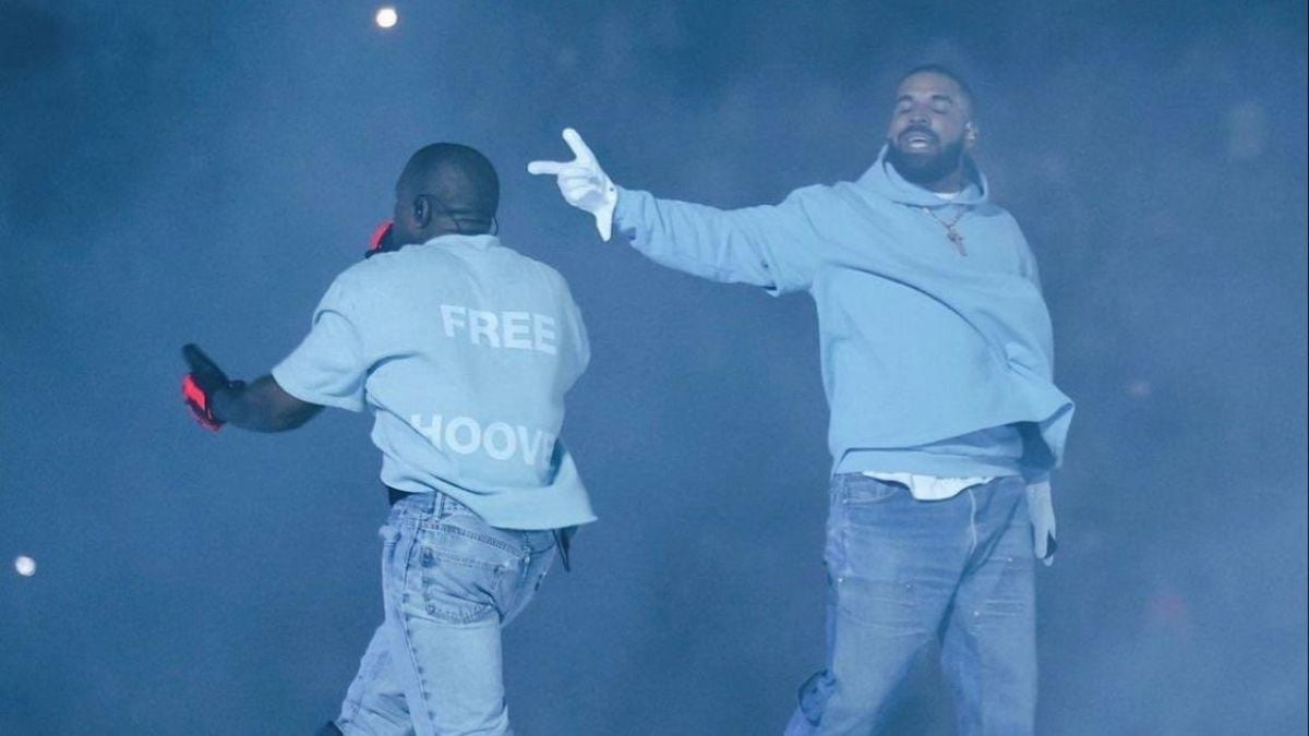 Kanye West and Drake' Free Hoover concert