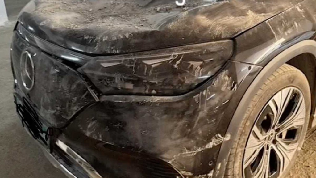 mercedes crash bangalore