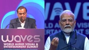 mukesh ambani pm modi waves summit 2025