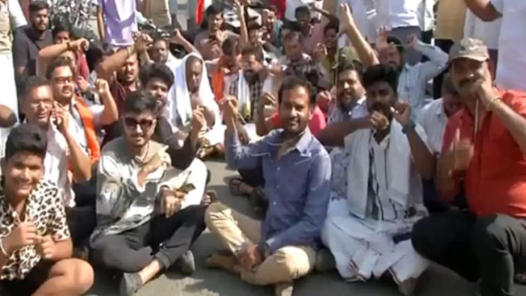 NEET exam centre - Brahmin protests over janeu removal NEET exam centre - Brahmin protests over janeu removal
