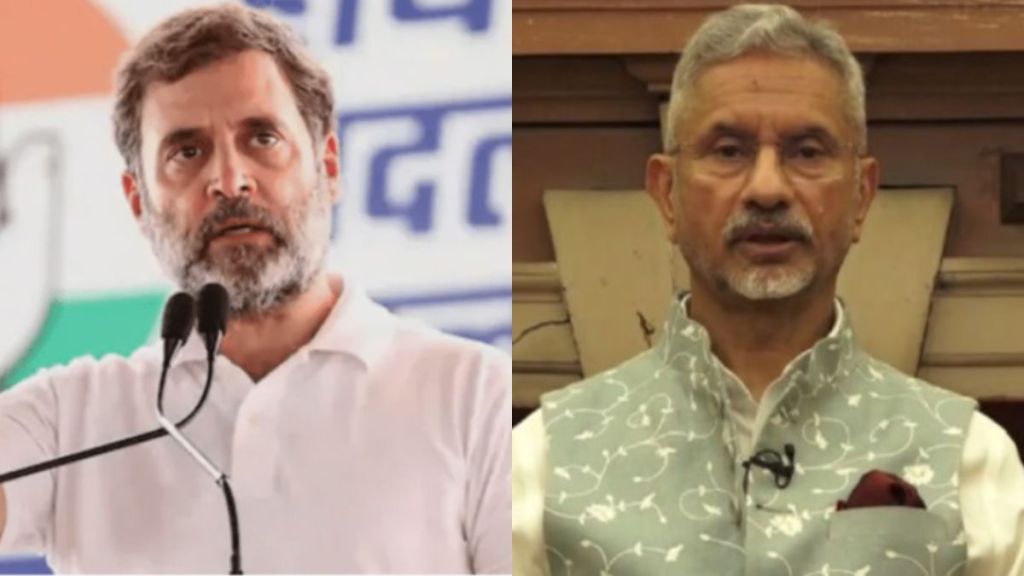 Rahul Gandhi's SNS attack on S Jaishankar Rahul Gandhi's SNS attack on S Jaishankar