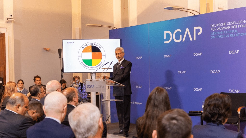 Speaking at an event in Germany, S Jaishankar said that India has a “zero-tolerance” policy towards terrorism and that it will never give in to “nuclear blackmail”.