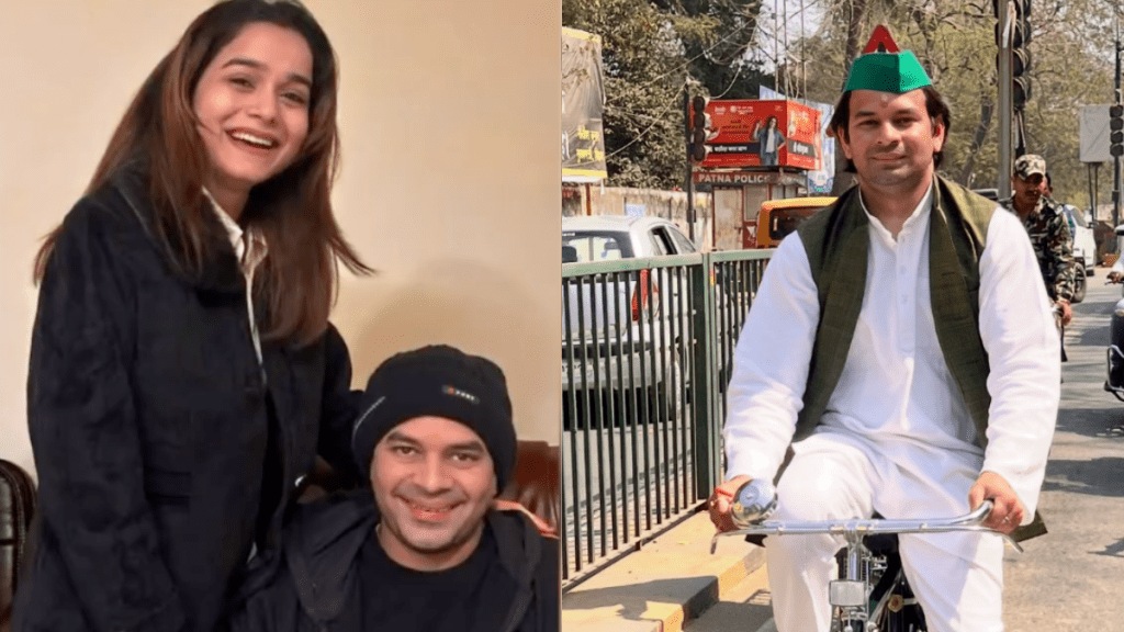 The now-deleted Facebook post showed Tej Pratap Yadav with Anushka Yadav. It claimed that they have been in a relationship for 12 years.
