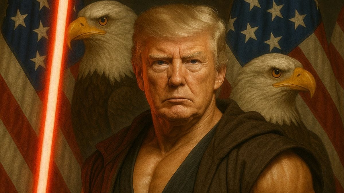 Donald Trump AI image - Star Wars Day