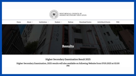 WBCHSE West Bengal Board Class 12th Result 2025 Out at wbresults.nic.in,wbchse.wb.gov.in Direct Link