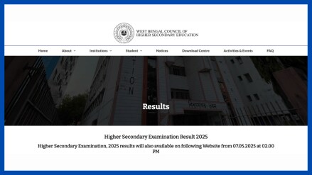 WBCHSE West Bengal Board Class 12th Result 2025 Out at wbresults.nic.in,wbchse.wb.gov.in Direct Link