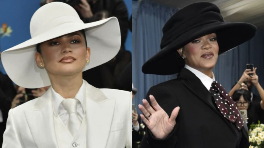 Zendaya and Rihanna at Met Gala 2025