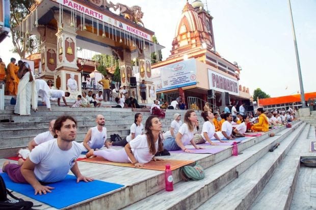 Tourists across 100 iconic destinations and 50 cultural sites in India celebrated the International Day of Yoga 2025 (Image: X)