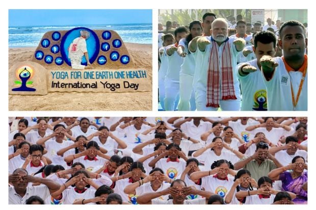 The 11th International Day of Yoga (IDY) was celebrated on a grand scale on Saturday, June 21, with Prime Minister Narendra Modi leading the national event from Visakhapatnam in Andhra Pradesh. The celebrations span across 191 countries with people gathering in large numbers. PM Modi urged people around the world to focus on health in this tumultuous time. With the theme 