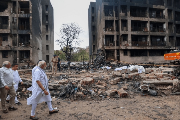 Prime Minister Narendra Modi, after visiting the crash site, took to X to share his response, “Visited the crash site in Ahmedabad today. The scene of devastation is saddening. Met officials and teams working tirelessly in the aftermath. Our thoughts remain with those who lost their loved ones in this unimaginable tragedy.” (Photo Source - X)