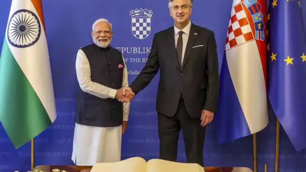 Narendra Modi Croatia visit Narendra Modi Croatia visit