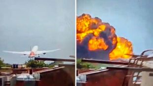 Air India London-Ahmedabad plane crash pictures