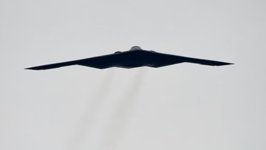 B-2 stealth bombers B-2 stealth bombers